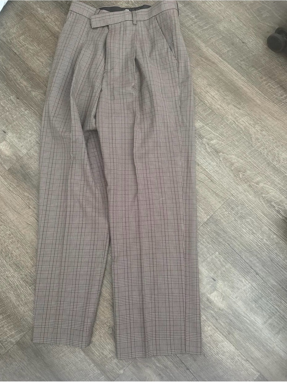 ASOS Men's Gray Glen Plaid Dress Pants